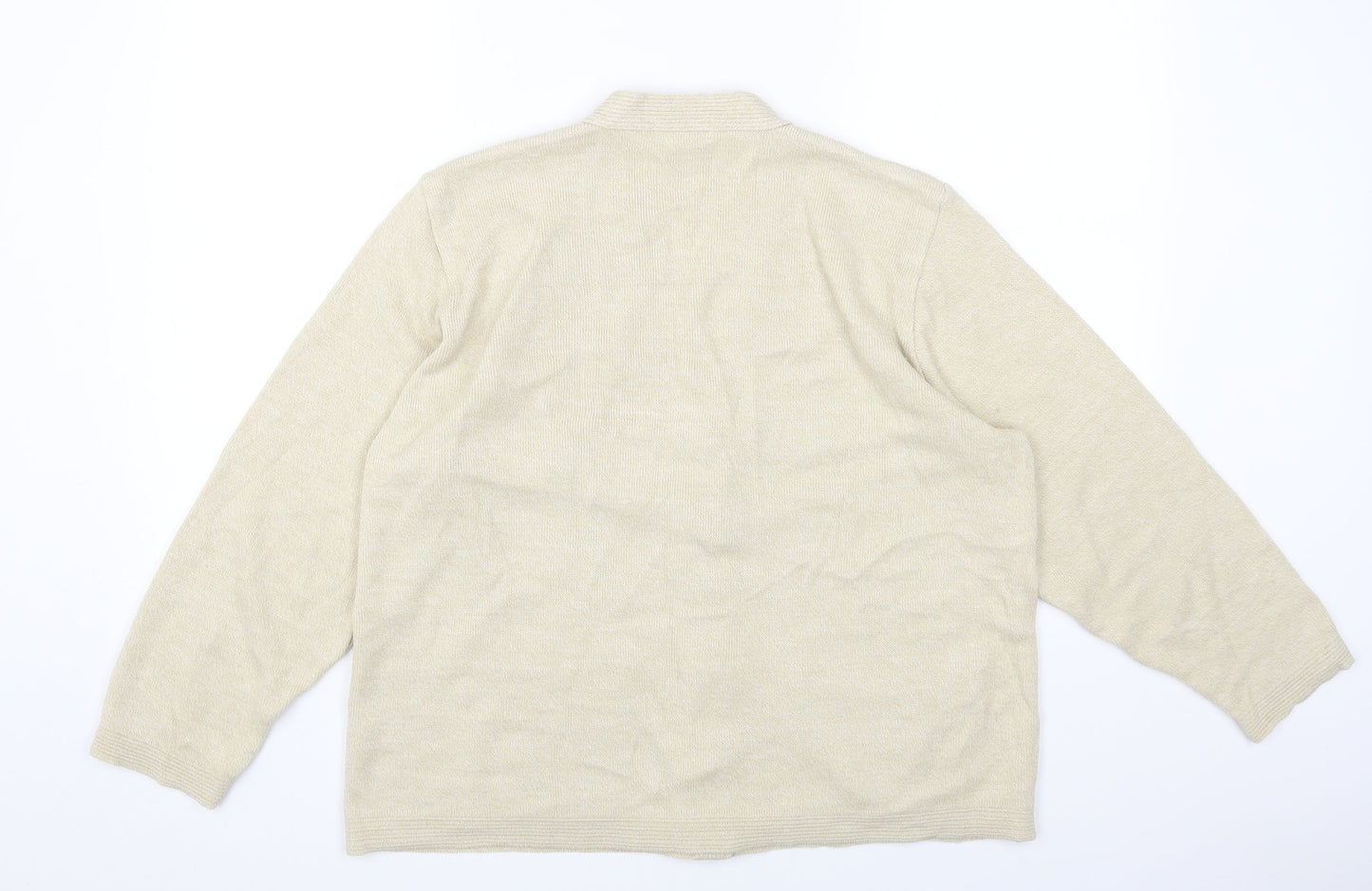 Womens UK Size XL Care Ivory Cardigan Jumper