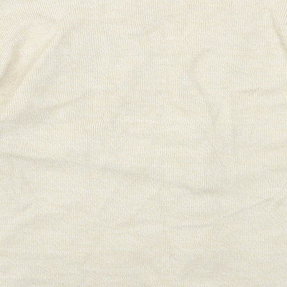 Womens UK Size XL Care Ivory Cardigan Jumper
