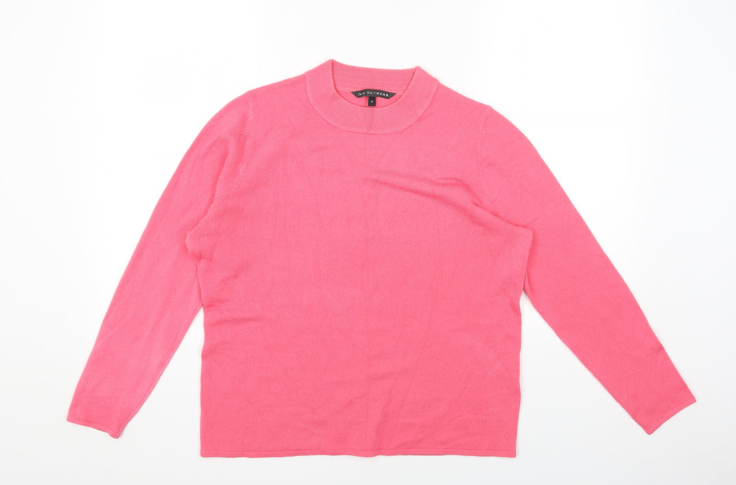Womens UK Size 14 Love Knitwear Pink Pullover Jumper