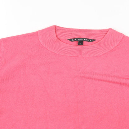 Womens UK Size 14 Love Knitwear Pink Pullover Jumper