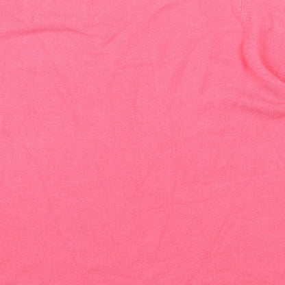 Womens UK Size 14 Love Knitwear Pink Pullover Jumper