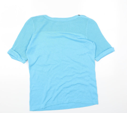 Womens UK Size 14 Damart Blue Pullover Jumper
