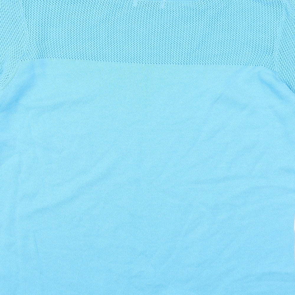 Womens UK Size 14 Damart Blue Pullover Jumper