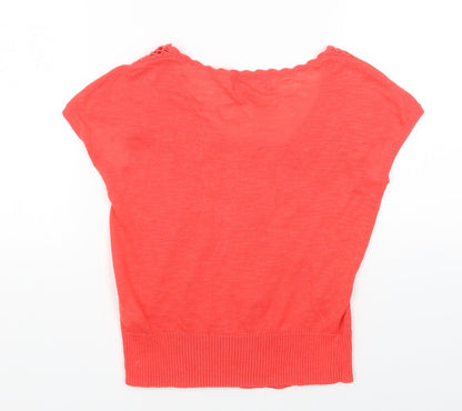 Womens UK Size XS Monsoon Pink Cardigan Jumper