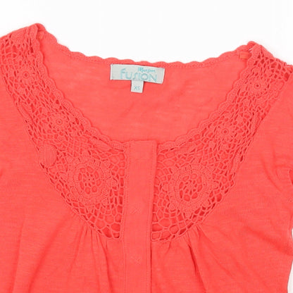 Womens UK Size XS Monsoon Pink Cardigan Jumper