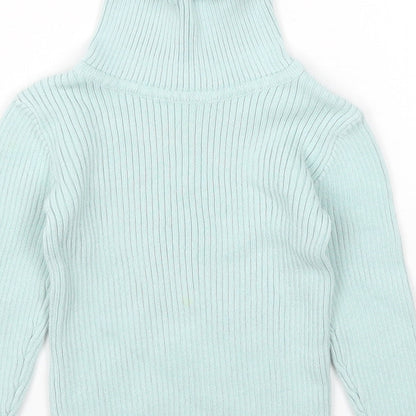Matalan Blue Cotton Pullover Jumper Size 18-24 Months Pullover