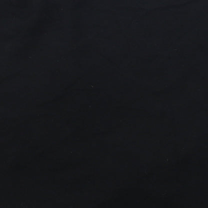 George Womens Black Round Neck Cotton Cardigan Jumper Size 12