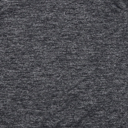 kasha Womens Grey Round Neck Cotton Pullover Jumper Size 10 - Peacock Flowers