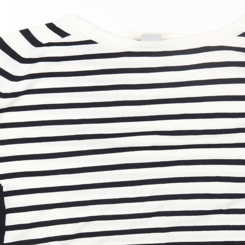 Womens UK Size M H&M White Pullover Jumper