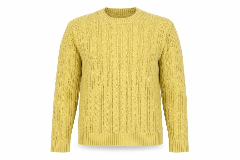 Womens UK Size S Tru Collection Yellow Pullover Jumper