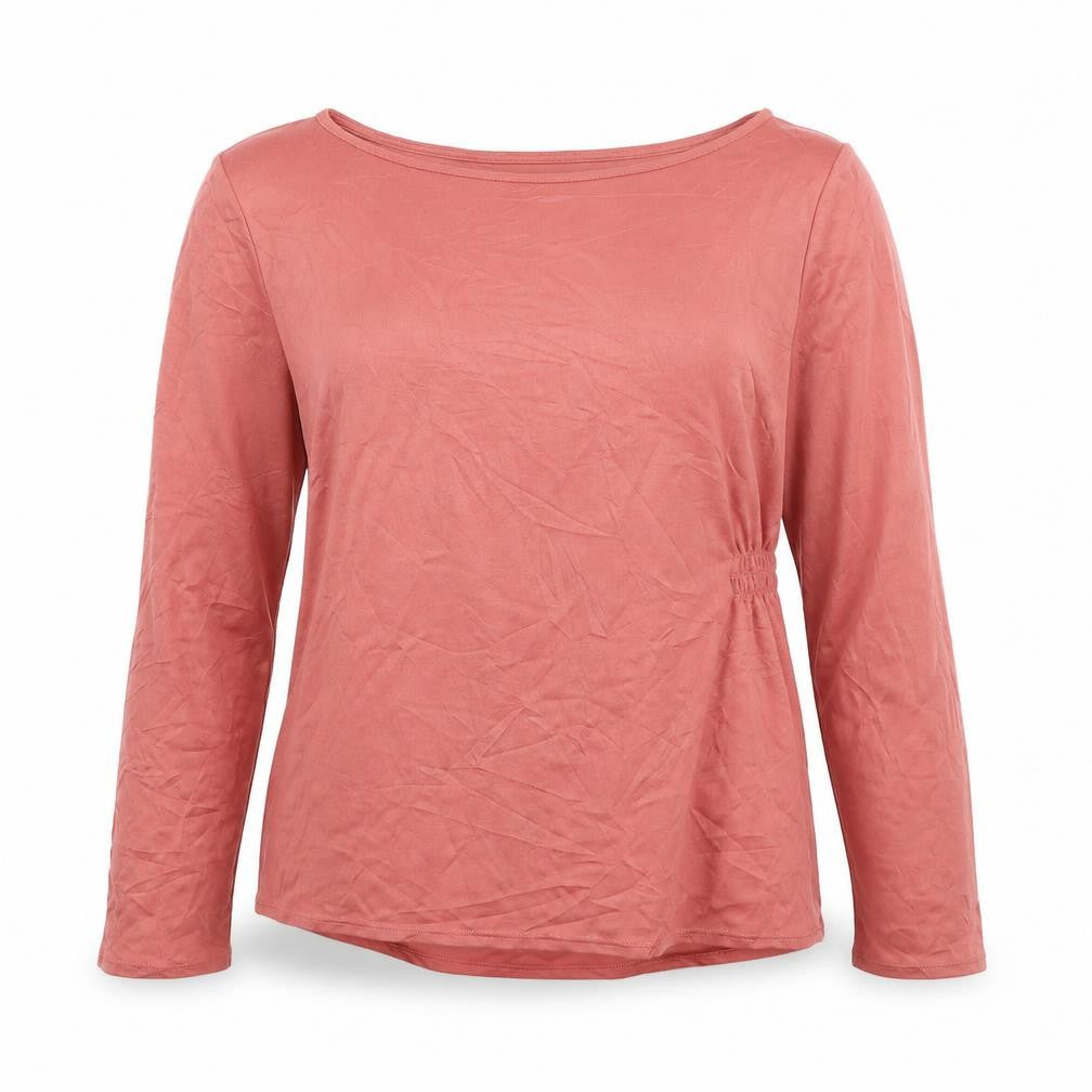 Womens UK Size 14 Classic Pink Basic T-Shirt