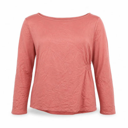 Womens UK Size 14 Classic Pink Basic T-Shirt