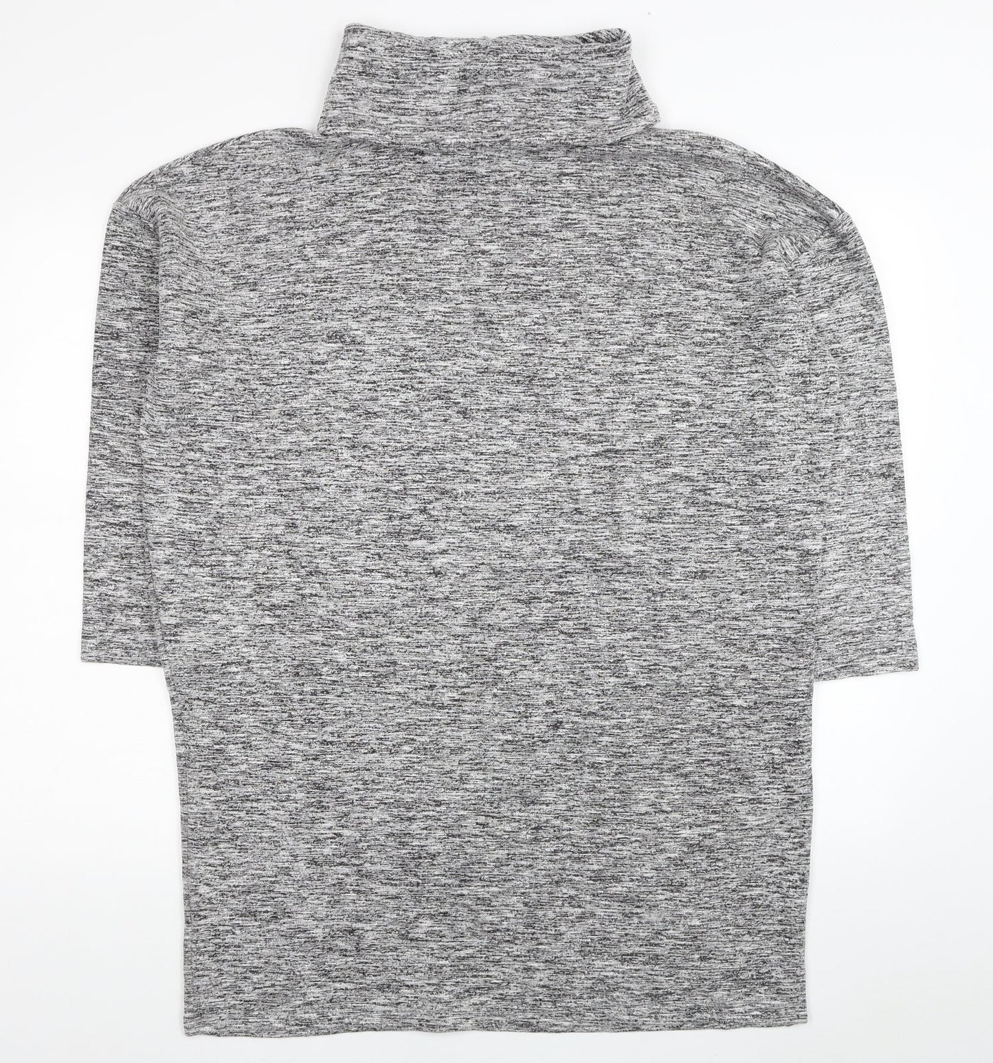 Womens UK Size 10 River Island Grey Tunic Jumper