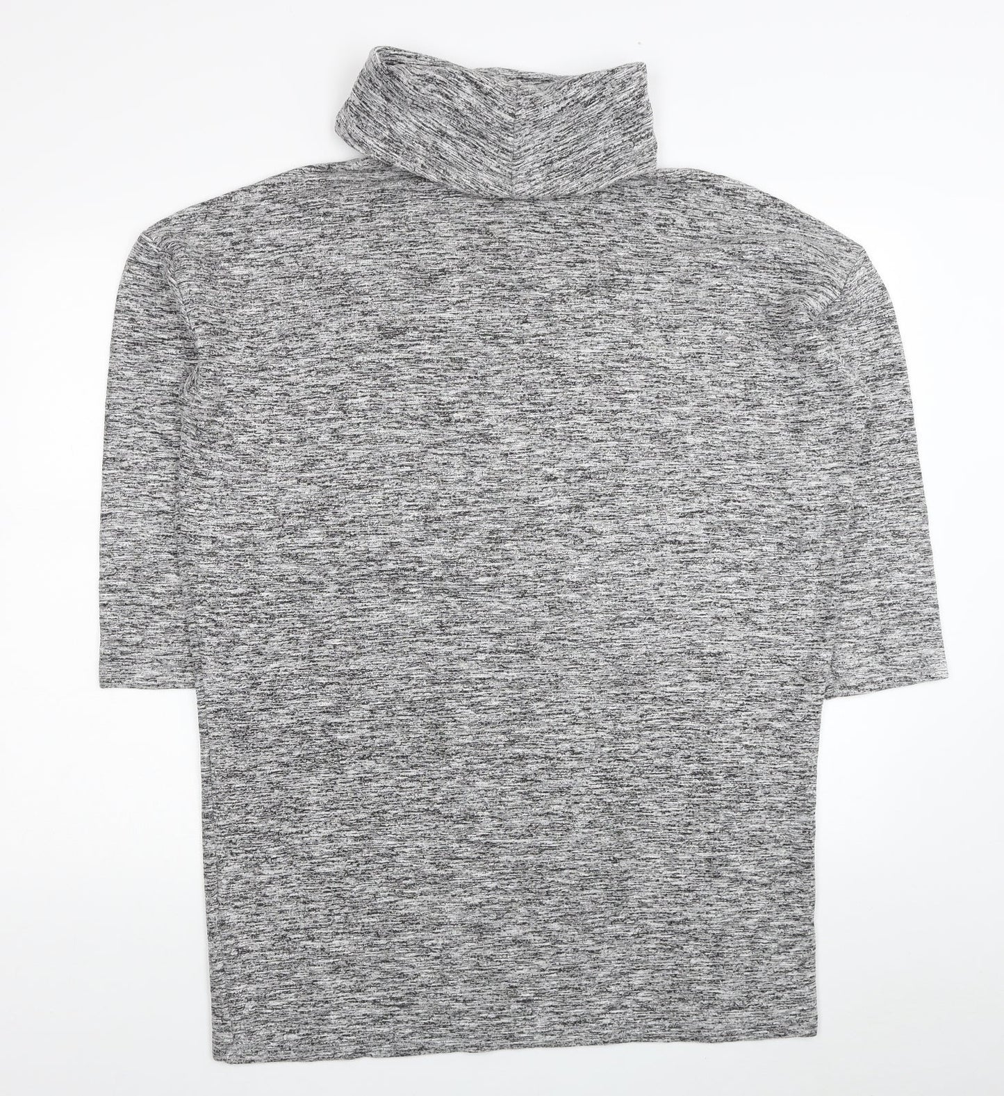 Womens UK Size 10 River Island Grey Tunic Jumper