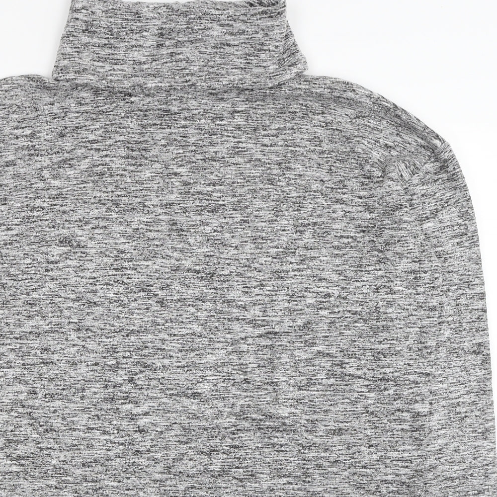 Womens UK Size 10 River Island Grey Tunic Jumper