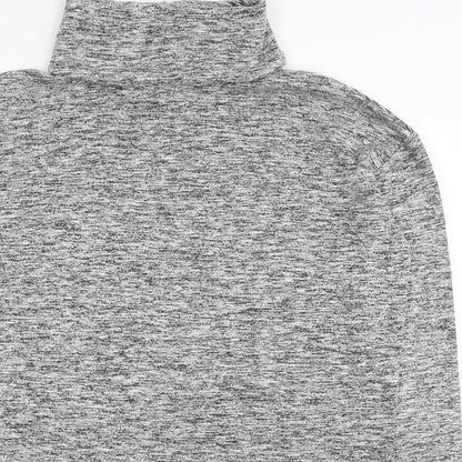 Womens UK Size 10 River Island Grey Tunic Jumper