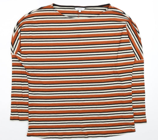Womens UK Size 16 NEXT Orange Pullover Jumper