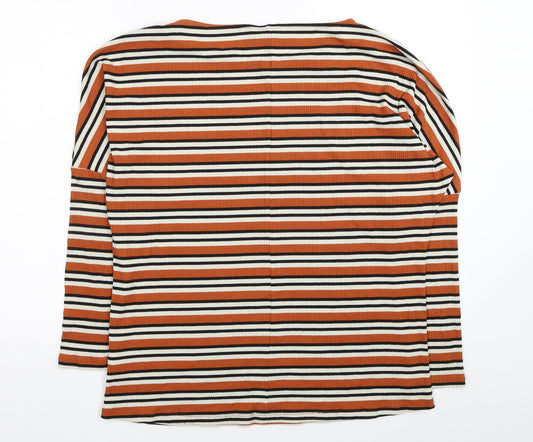 Womens UK Size 16 NEXT Orange Pullover Jumper