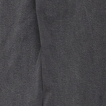 Select Womens Grey Cotton Skinny Jeans Size 10 L27 in Regular Zip