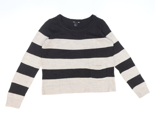 Womens UK Size M H&M Black Pullover Jumper