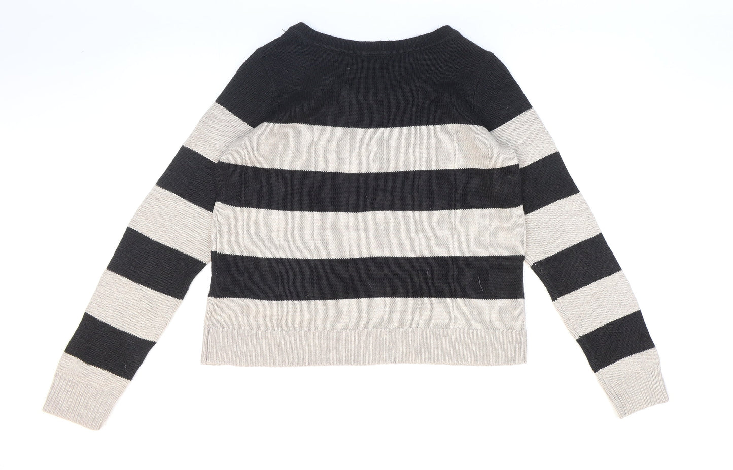 Womens UK Size M H&M Black Pullover Jumper