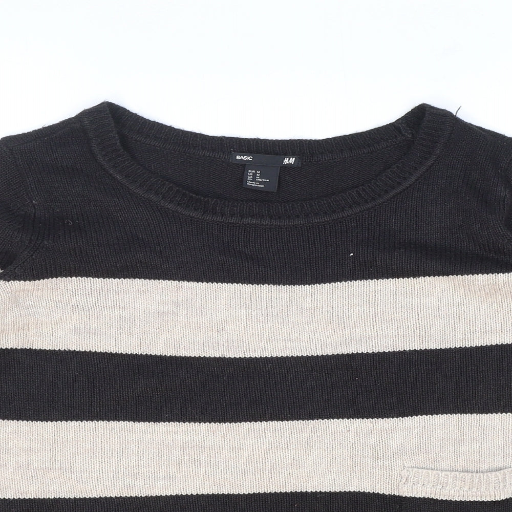 Womens UK Size M H&M Black Pullover Jumper