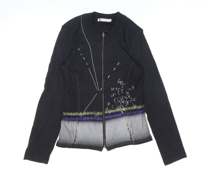 Kalisson Womens Black Jacket Size S Zip