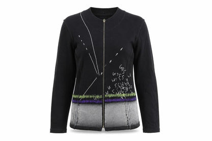 Kalisson Womens Black Jacket Size S Zip