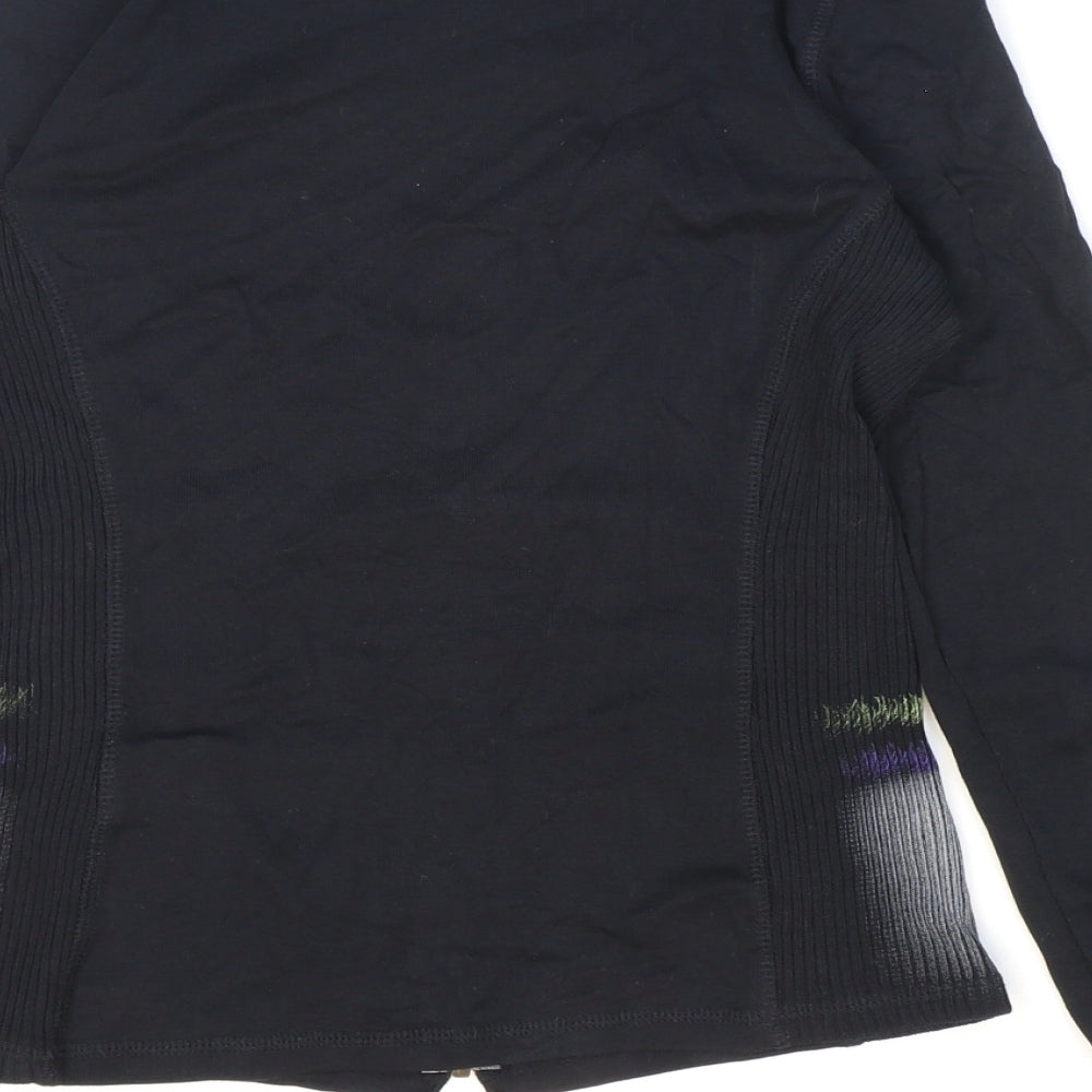Kalisson Womens Black Jacket Size S Zip