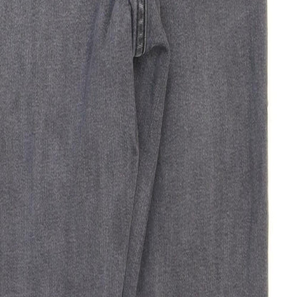Topshop Womens Grey Cotton Skinny Jeans Size 28 in L32 in Regular Zip