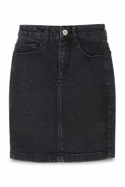 Womens UK Size 4 Missguided Mini Denim Skirt