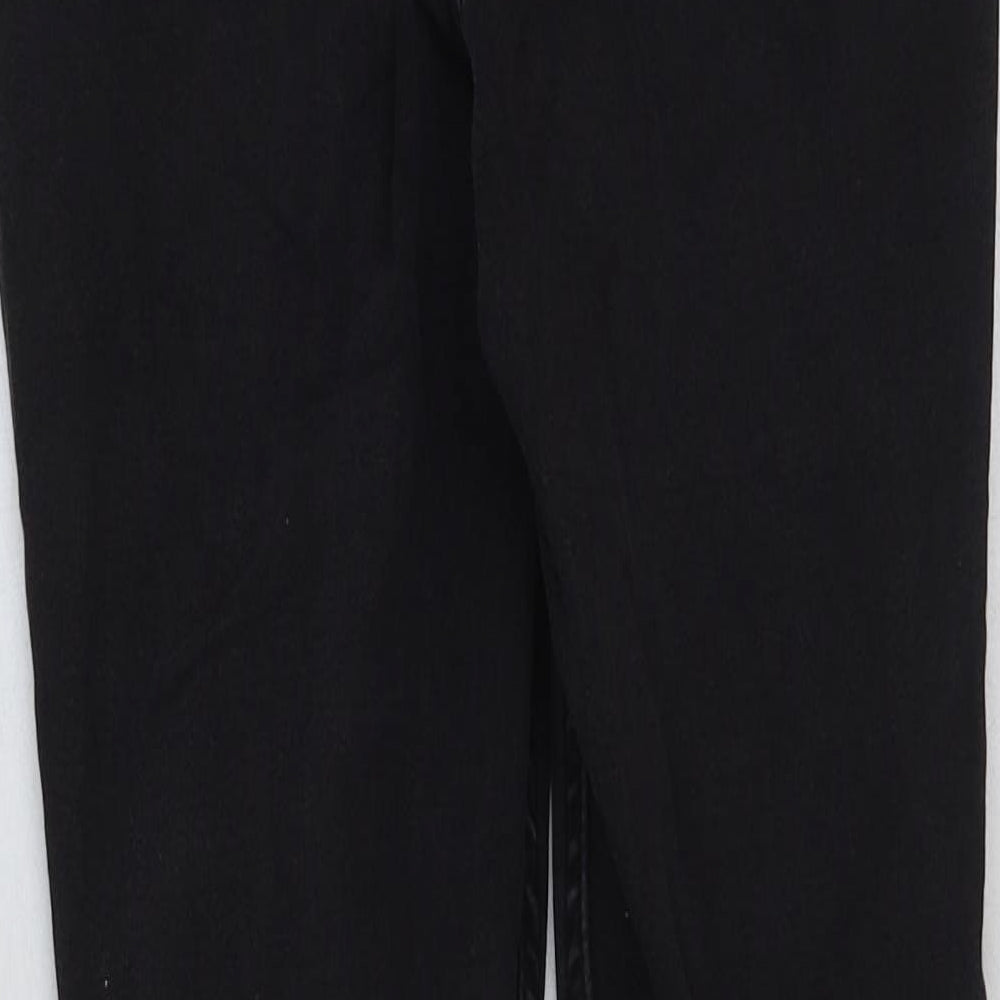 Hollister Womens Black Cotton Skinny Jeans Size 25 in L27 in Regular Button