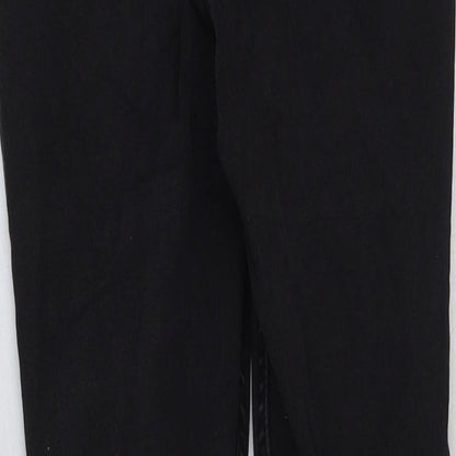 Hollister Womens Black Cotton Skinny Jeans Size 25 in L27 in Regular Button