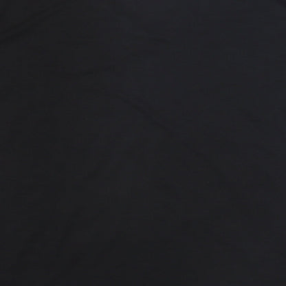 EWM Womens Black Polyester Basic T-Shirt Size M Round Neck