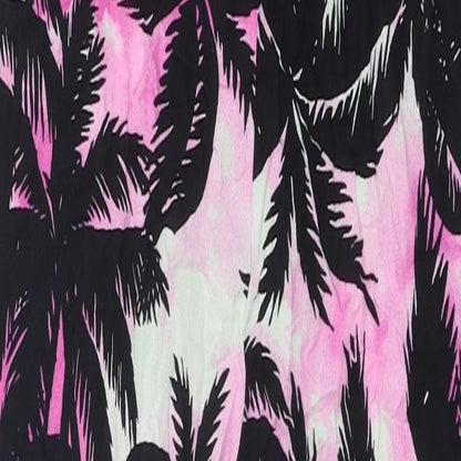 F&F Womens Multicoloured Geometric Viscose Jumpsuit One-Piece Size 6 L27 in Pullover