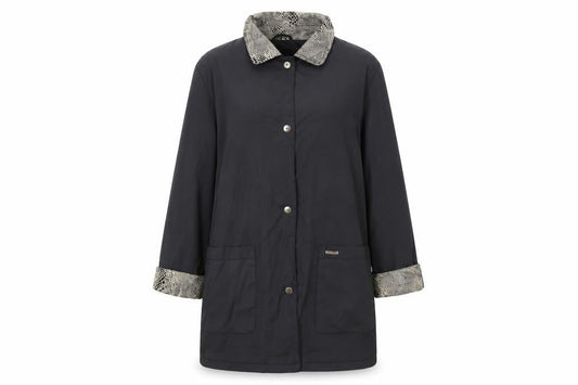 Womens UK Size One Size Astraka Black Parka Coat