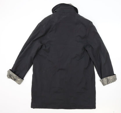 Womens UK Size One Size Astraka Black Parka Coat
