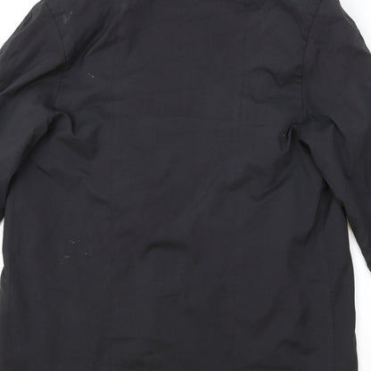 Womens UK Size One Size Astraka Black Parka Coat