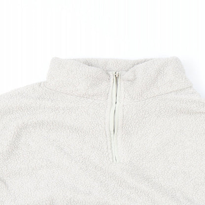 Womens UK Size S H&M Grey Henley Jumper