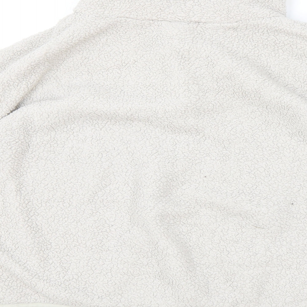 Womens UK Size S H&M Grey Henley Jumper