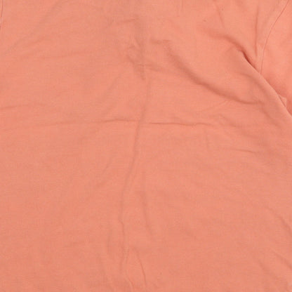 Gymboree Boys Orange 100% Cotton Basic Polo Size L Collared Pullover