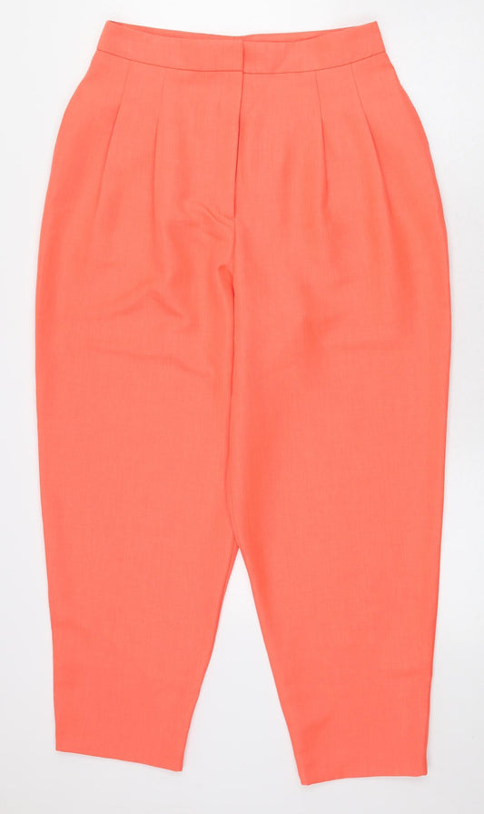 Womens UK Size 10 ASOS Regular Fit  Orange Trousers