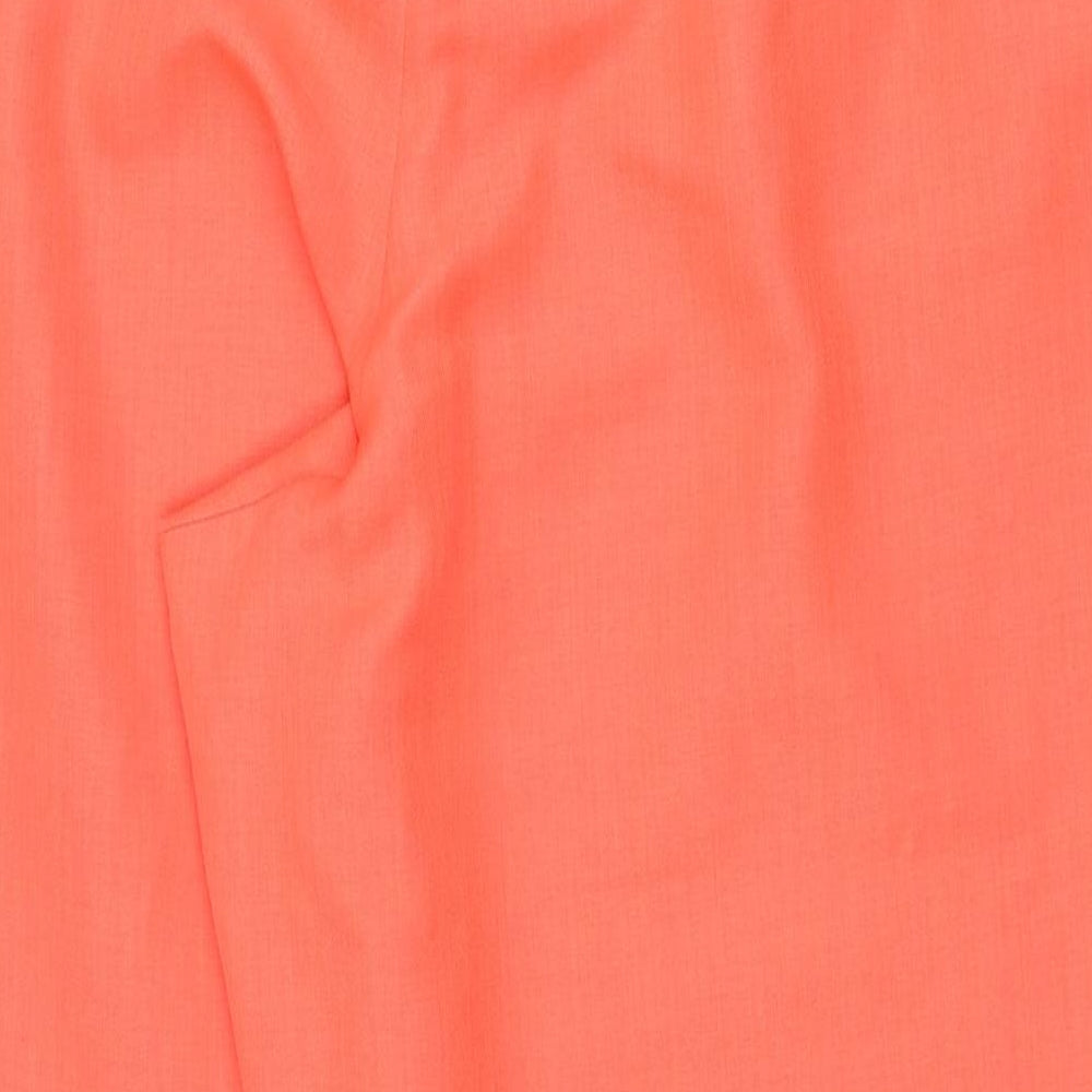 Womens UK Size 10 ASOS Regular Fit  Orange Trousers