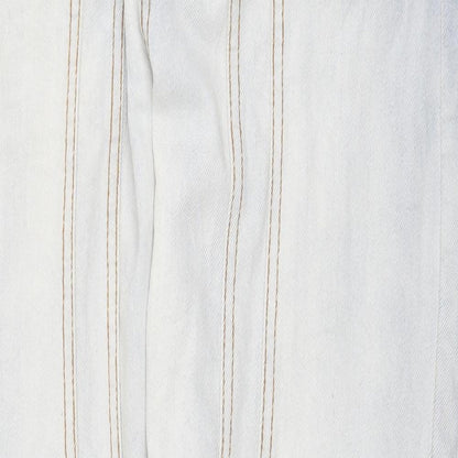 Nasty Gal Womens Blue Cotton Straight Jeans Size 10 L29 in Regular Zip - Seem Details