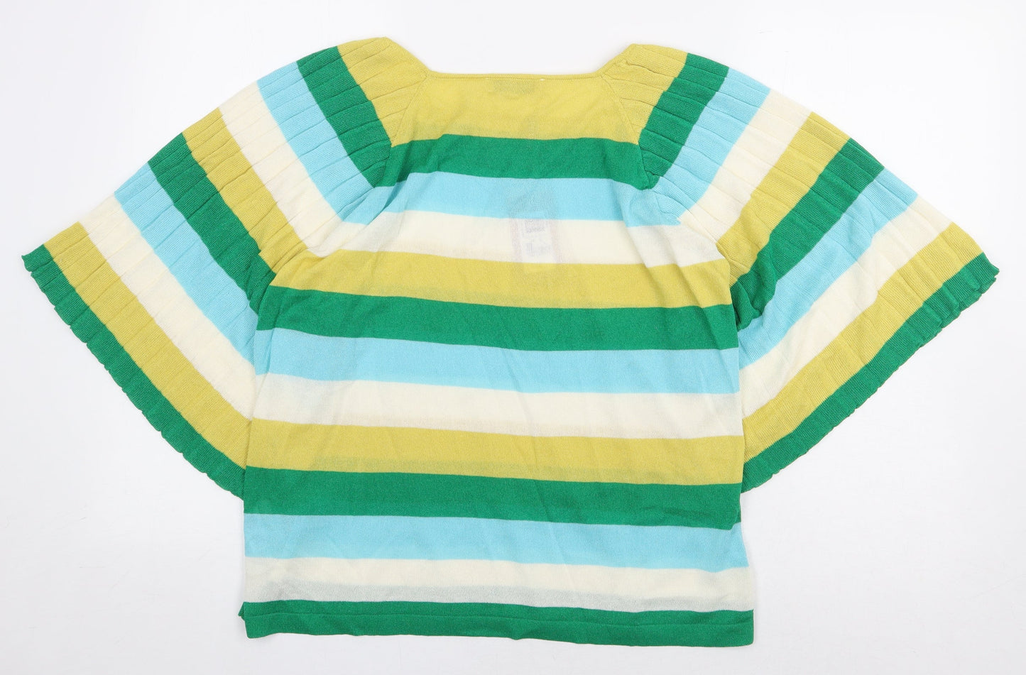 Womens UK Size M Gallery Multicoloured Basic Blouse