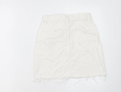 Womens UK Size 8 Denim & Co. A-Line Denim Skirt