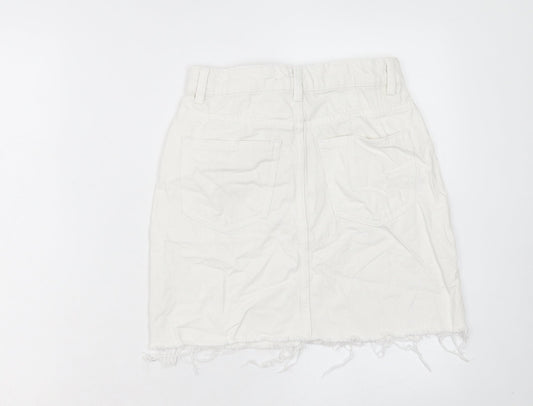 Womens UK Size 8 Denim & Co. A-Line Denim Skirt