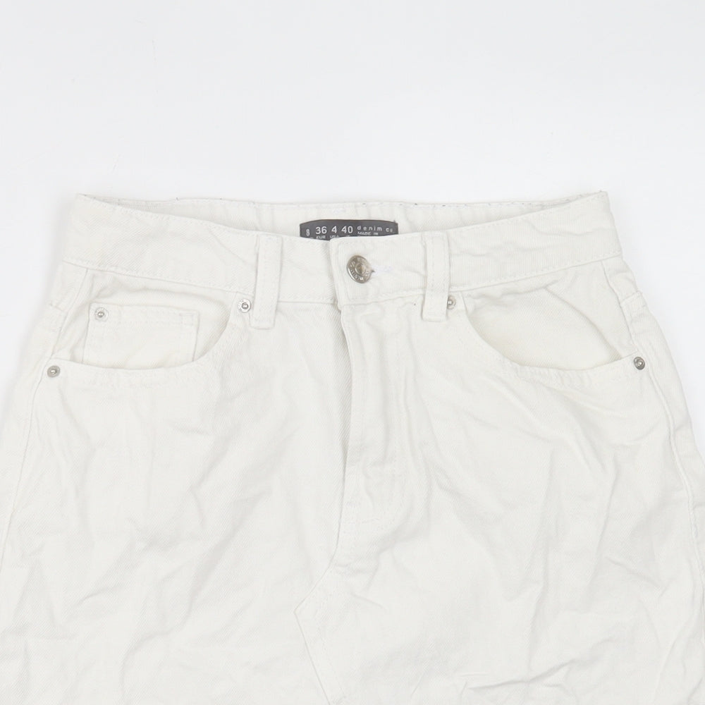 Womens UK Size 8 Denim & Co. A-Line Denim Skirt