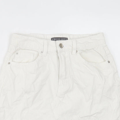Womens UK Size 8 Denim & Co. A-Line Denim Skirt