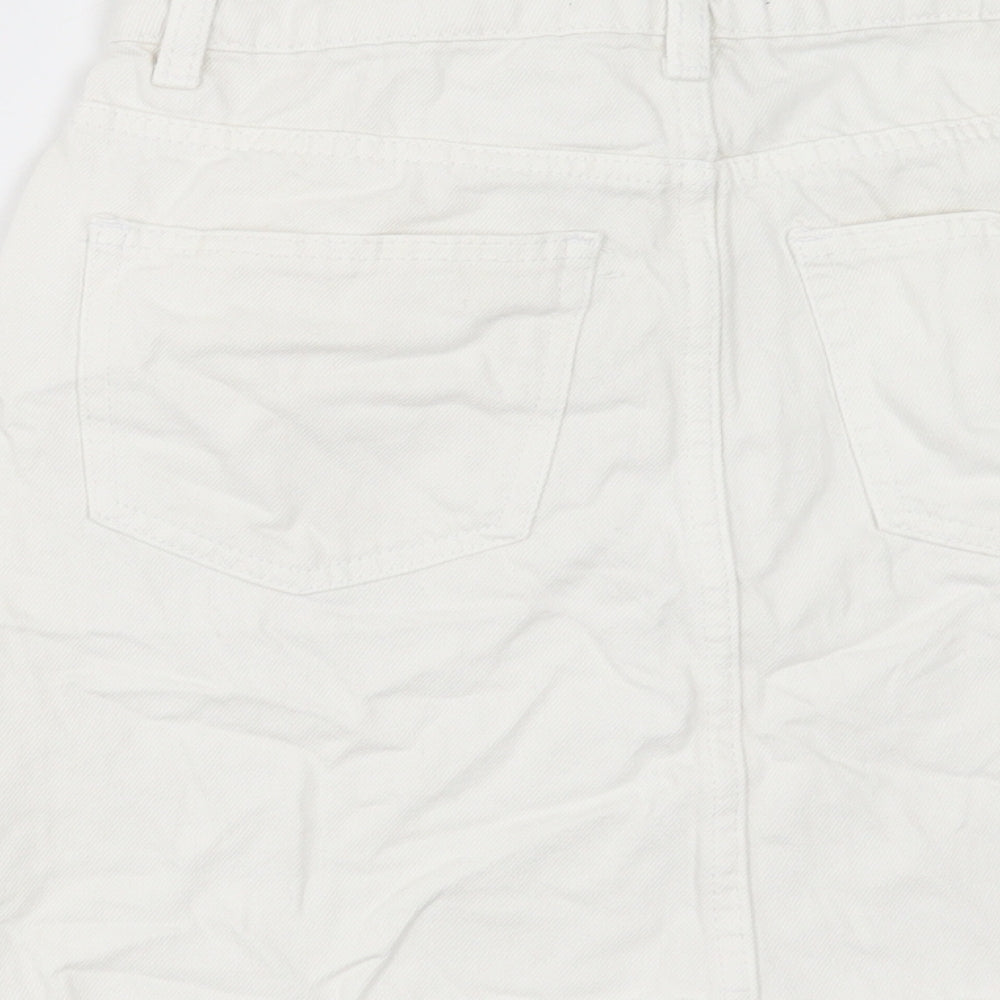 Womens UK Size 8 Denim & Co. A-Line Denim Skirt